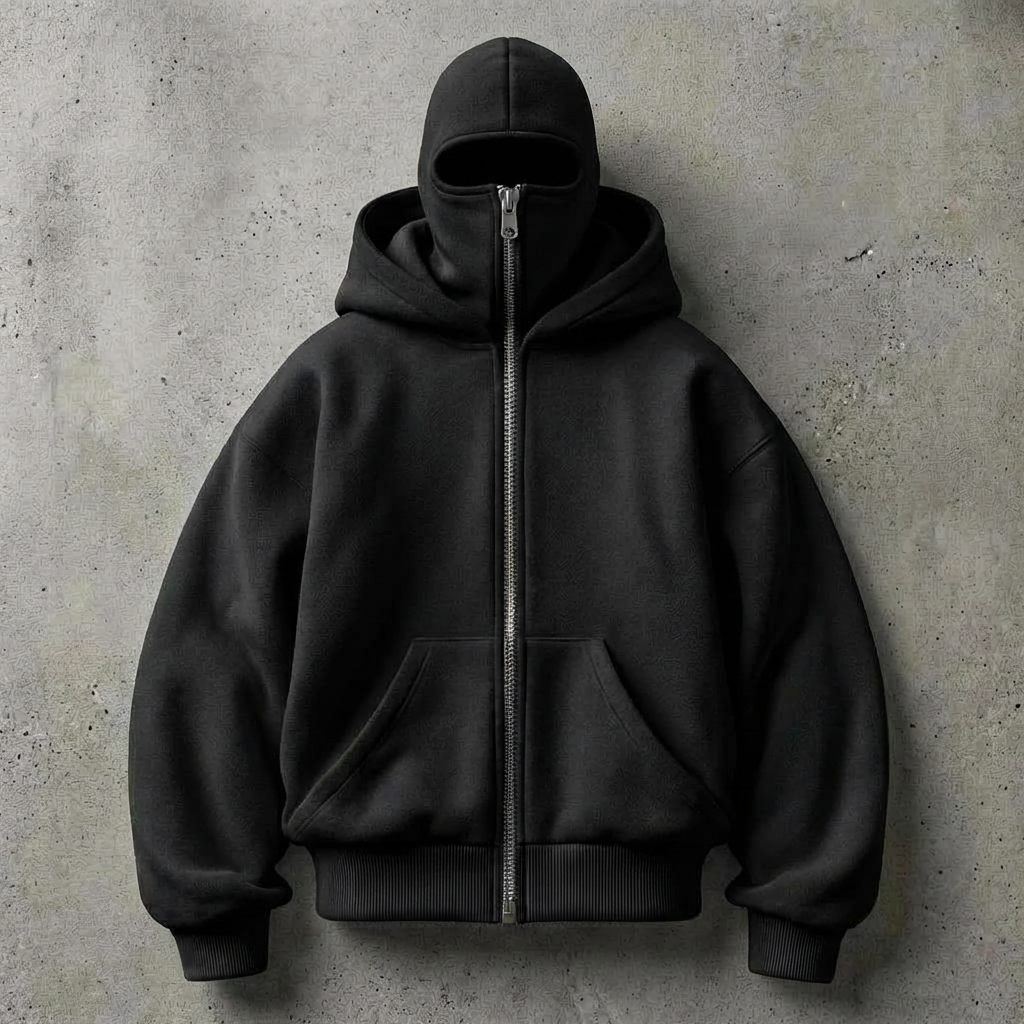BEDEVİ  | Zip Balaklava Hoodie