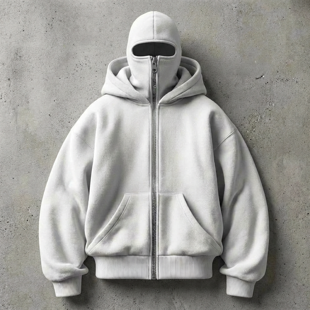 BEDEVİ  | Zip Balaklava Hoodie